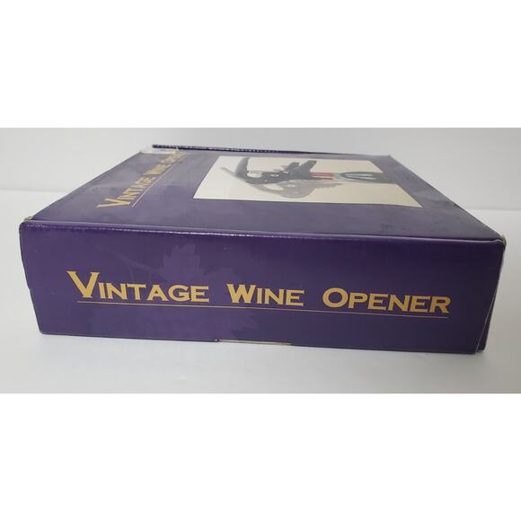 Vintage Wine Opener Original Box Nantucket Distributing Lever Action/ Corkscrew - Picture 9 of 11